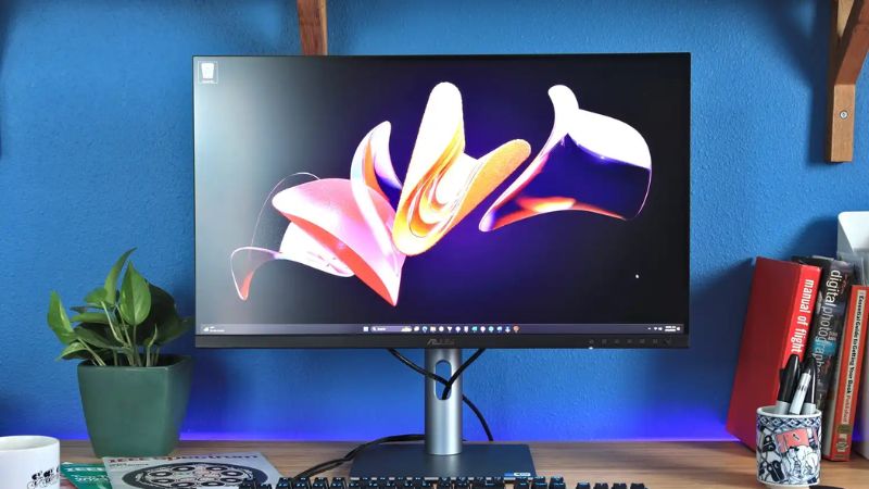 Mặt trước màn hình Asus ProArt PA279CRV 27 inch. Mặt trước màn hình Asus ProArt PA279CRV 27 inch.