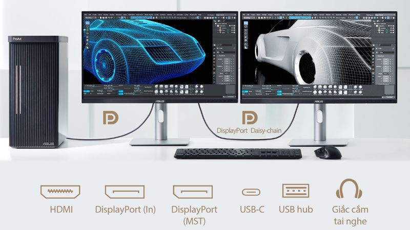 Mở rộng kết nối với đa dạng cổng được trang bị. Mở rộng kết nối với đa dạng cổng được trang bị.