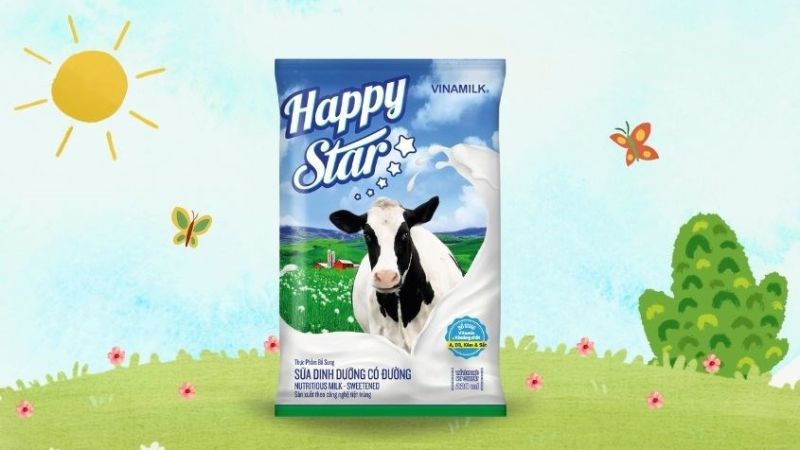 Sữa dinh dưỡng có đường Vinamilk Happy Star