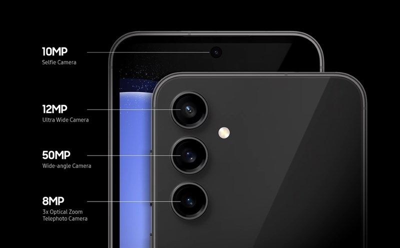 Cấu hình camera của Galaxy S23 FE