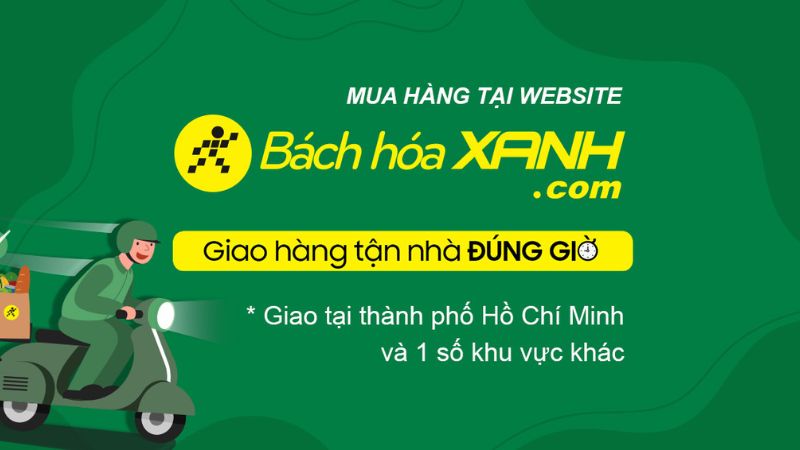 Ưu điểm khi mua hàng trên Bách hóa XANH
