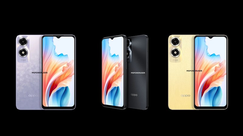 Hình ảnh render của Oppo A2m Hình ảnh render của Oppo A2m