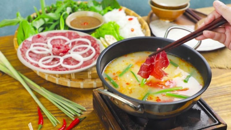 Hump beef hot pot