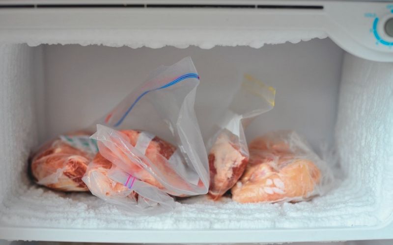 Storing minced meat in the freezer will make it last longer