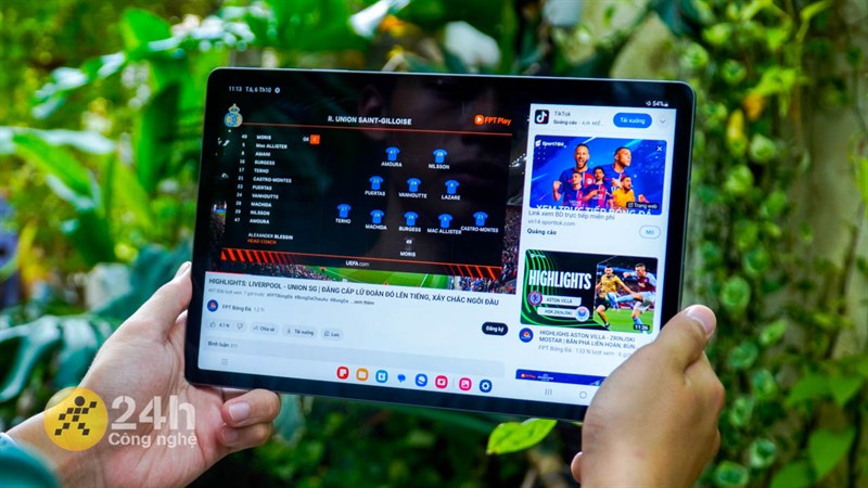 Galaxy Tab S10 FE+ sẽ màn hình IPS LCD kích thước 12.4 inch, độ phân giải 1.600 x 2.560 pixels. Galaxy Tab S10 FE+ sẽ màn hình IPS LCD kích thước 12.4 inch, độ phân giải 1.600 x 2.560 pixels.