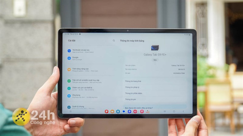 Galaxy Tab S10 FE+ sẽ sở hữu hiệu năng tốt, xử lý mượt các tác vụ công việc và giải trí của người dùng. Galaxy Tab S10 FE+ sẽ sở hữu hiệu năng tốt, xử lý mượt các tác vụ công việc và giải trí của người dùng.