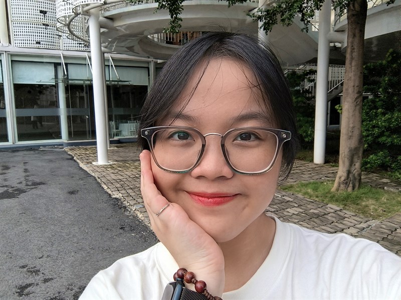 Ảnh selfie khi bật thêm chế độ HDR