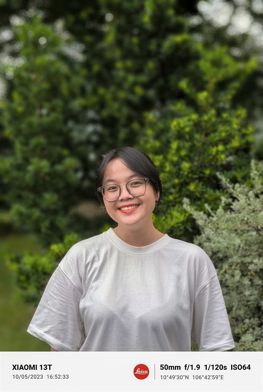 Ảnh chụp chế độ xóa phông mặc định