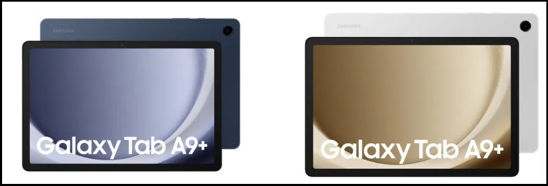 Galaxy Tab A10+ sẽ có ngoại hình mang nét tương đồng như thế hệ tiền nhiệm (ảnh minh họa: Galaxy Tab A9 series). Nguồn: Samsung