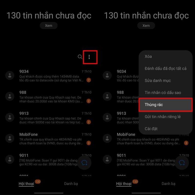 Cách khôi phục tin nhắn SMS trên Samsung