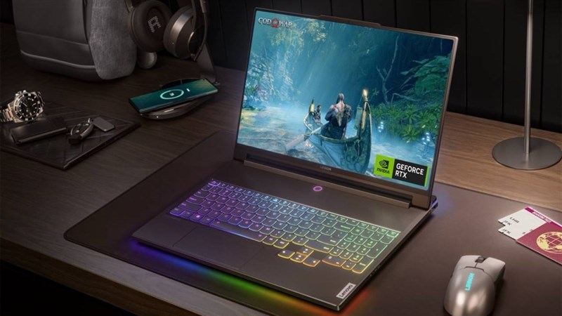 Lenovo Legion 9 16IRX8 được trang bị chip Intel Core i9-13980HX và card màn hình NVIDIA GeForce RTX 4090 mạnh mẽ nhất hiện nay