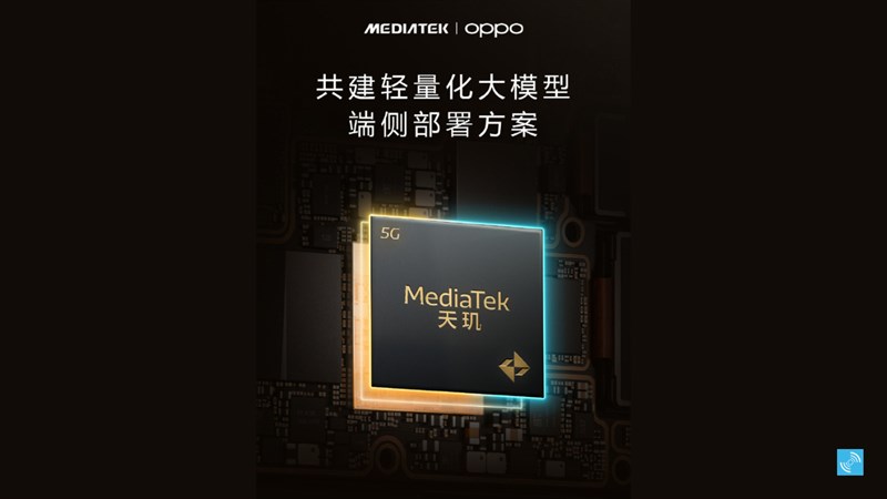 MediaTek đã hợp tác cùng OPPO và ColorOS để tạo ra một giải pháp triển khai mô hình lớn nhẹ cho các thiết bị biên