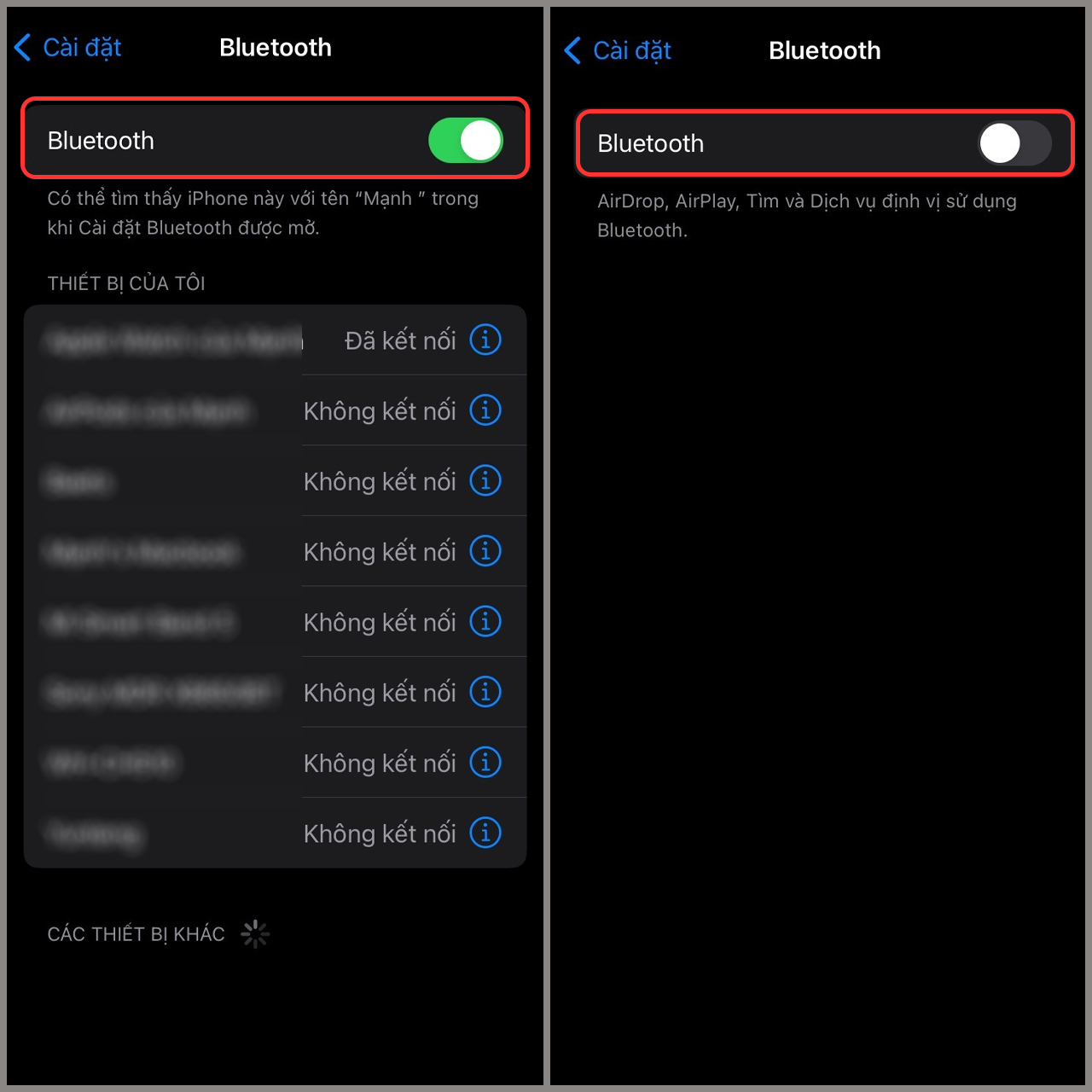 iPhone tự tụt pin khi đang không sử dụng