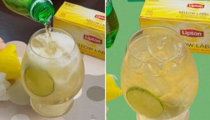 Đã khát với trà Lipton pha với 7up cực mát lạnh, có thể làm ngay tại nhà