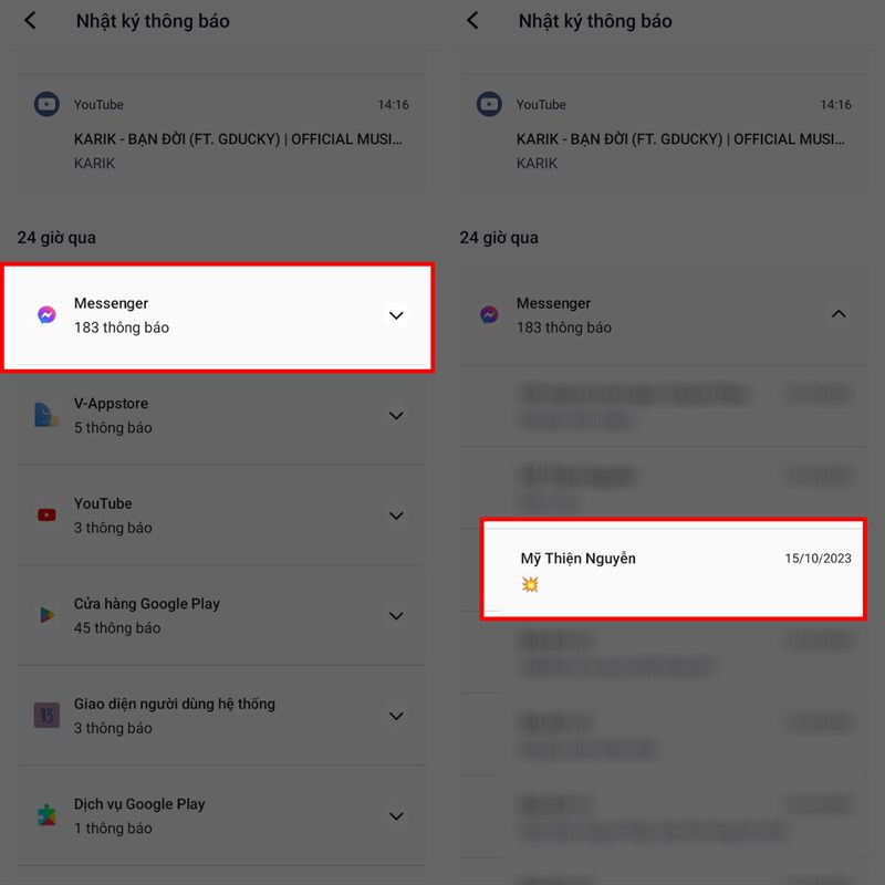 Cách xem tin nhắn Messenger đã thu hồi trên Vivo Cách xem tin nhắn Messenger đã thu hồi trên Vivo