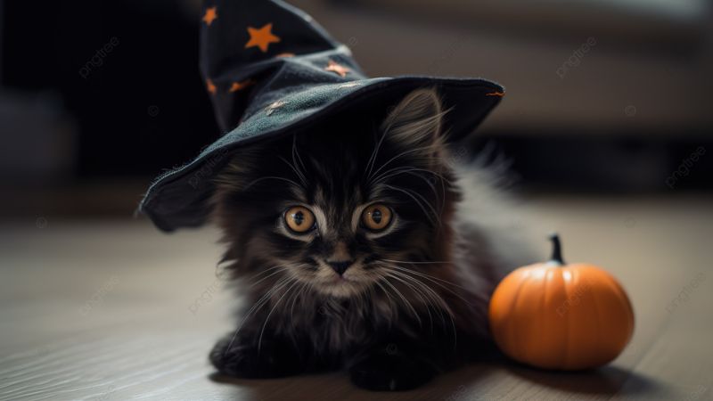 Biểu tượng Halloween - Mèo đen