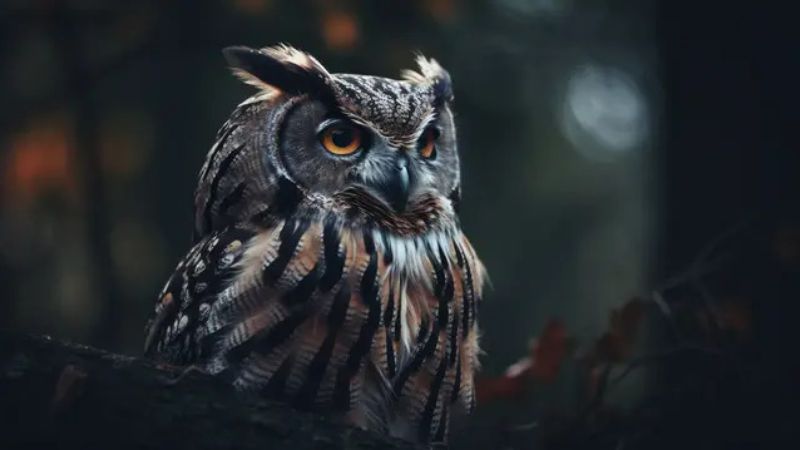 Owl is a popular symbol in Halloween