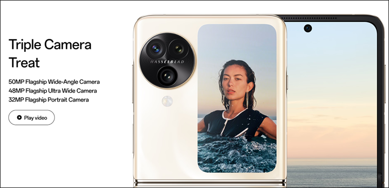 OPPO Find N3 Flip là điện thoại gập vỏ sò đầu tiên có 3 camera OPPO Find N3 Flip là điện thoại gập vỏ sò đầu tiên có 3 camera