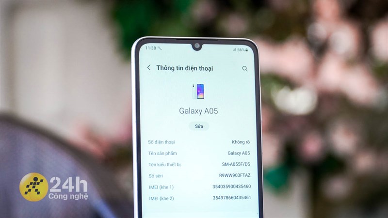 Đánh giá hiệu năng Galaxy A05