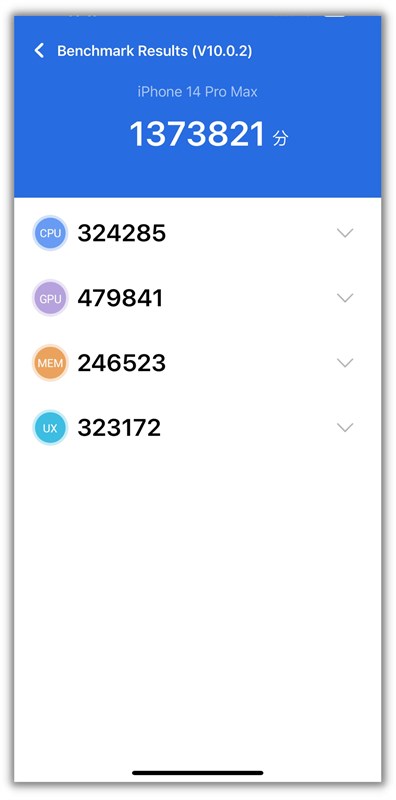 Điểm Antutu của iPhone 14 Pro Max sau 1 năm