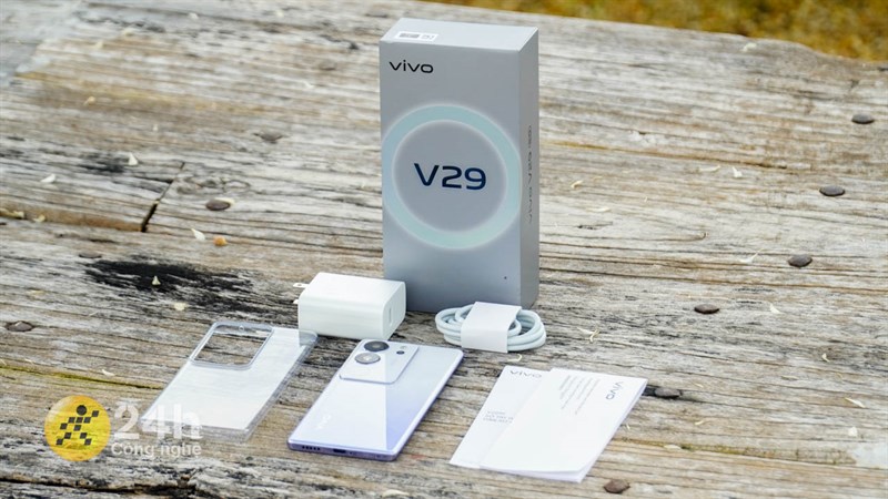 Các phụ kiện đi kèm cùng Vivo V29