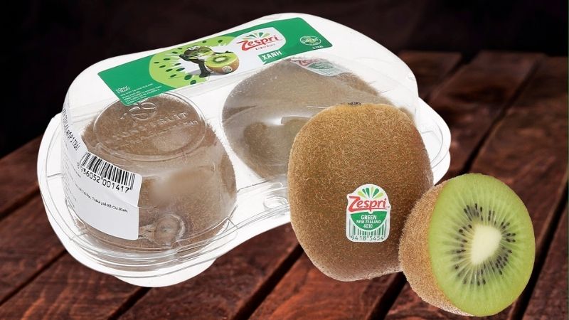 Kiwi xanh Zespri New Zealand hộp 2 trái