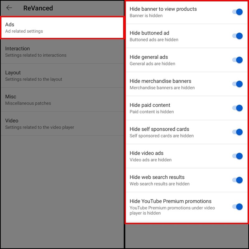 Mẹo sử dụng Youtube ReVanced Mẹo sử dụng Youtube ReVanced