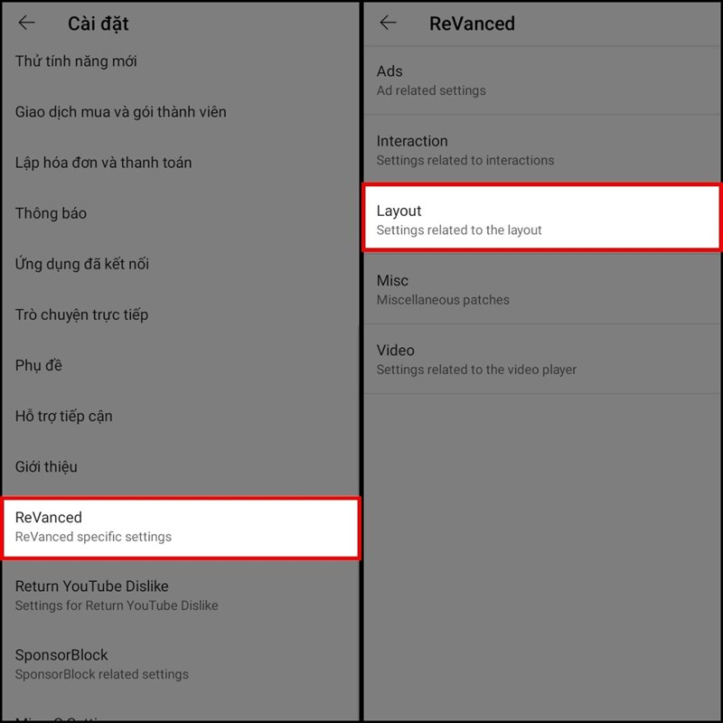 Mẹo sử dụng Youtube ReVanced Mẹo sử dụng Youtube ReVanced
