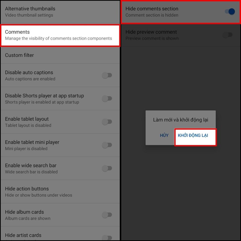 Mẹo sử dụng Youtube ReVanced Mẹo sử dụng Youtube ReVanced