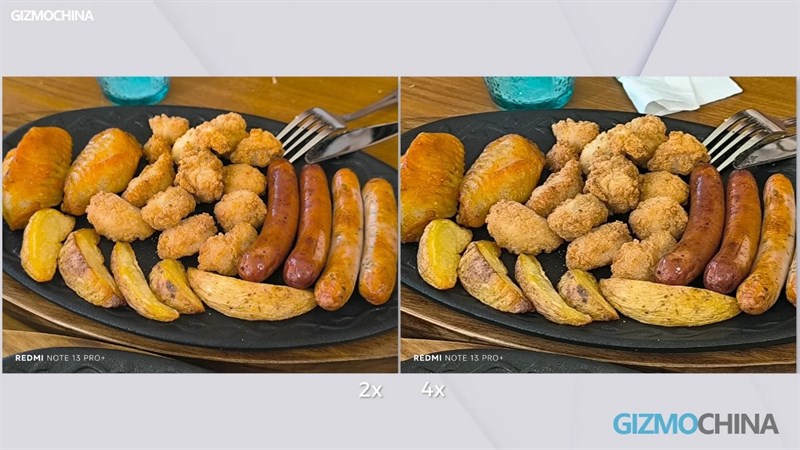 Chất lượng ảnh zoom sẽ bị giảm đi khi ánh sáng yếu.