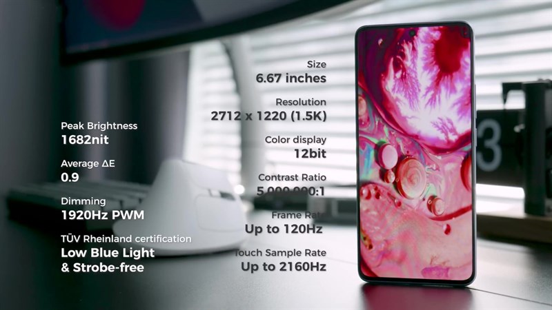 Redmi Note 13 Pro+ là một trong những smartphonesở hữu màn hình tốt nhất trong tầm giá.