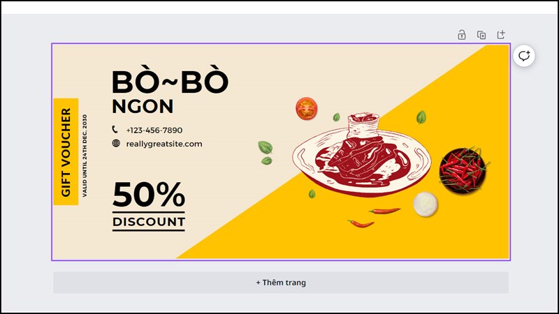 2 cách làm phiếu quà tặng trên Canva