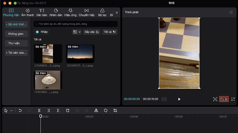 Cách chỉnh kích thước video trên capcut MacBook