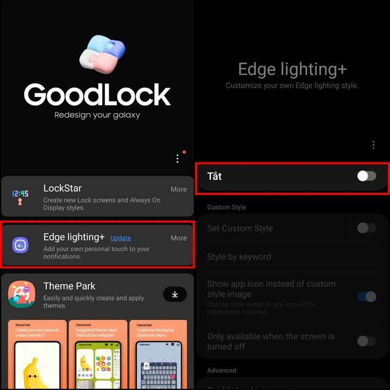 Cách bật hiệu ứng Pop Up trên Samsung