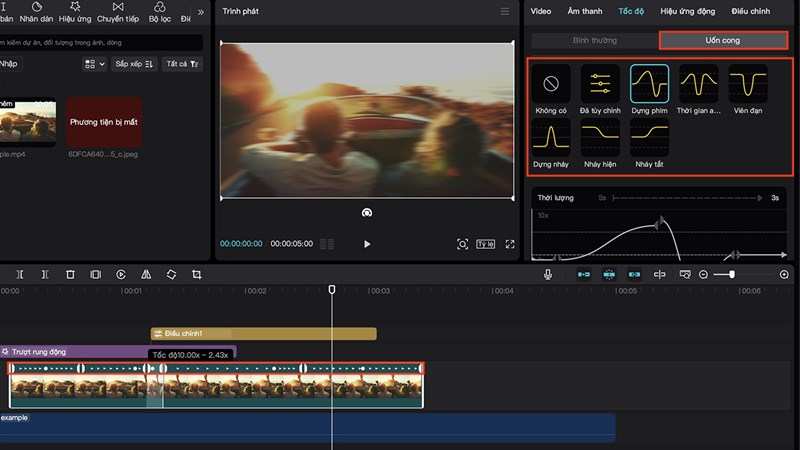 cách chỉnh tốc độ video trên CapCut MacBook