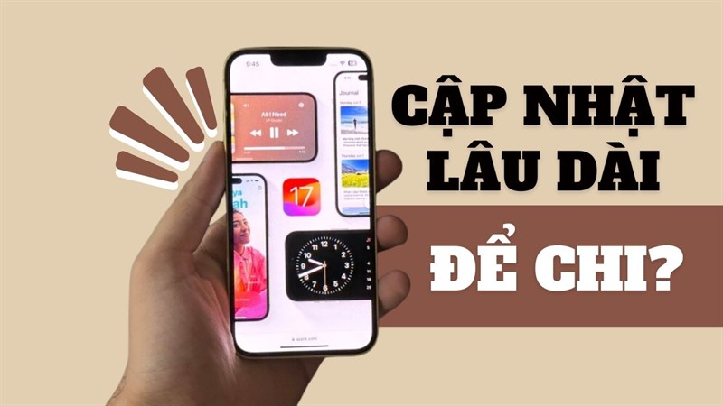 Liệu việc điện thoại cập nhật lâu dài có cần thiết? Lý do là gì?