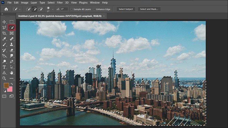 Cách tạo thành phố đảo ngược với Photoshop
