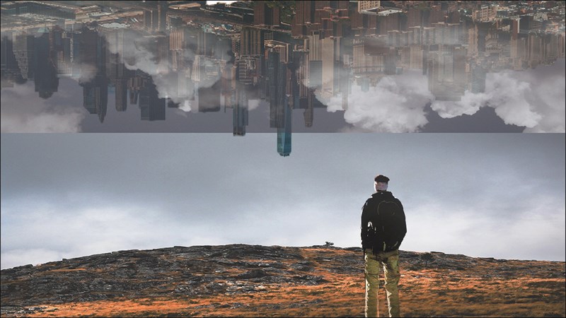 Cách tạo thành phố đảo ngược với Photoshop