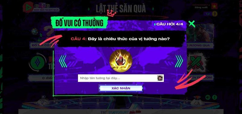 Đáp án Lật Thẻ Săn Quà