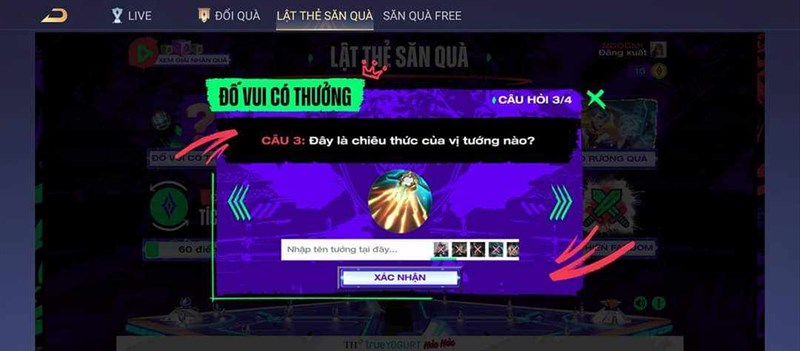 Đáp án Lật Thẻ Săn Quà