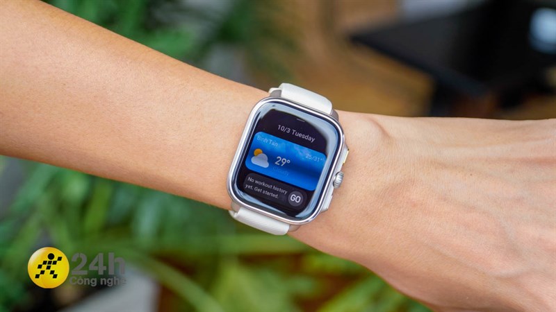 Màn hình Amazfit Cheetah Square có kích thước lớn và chất lượng hiển thị tốt trong nhiều điều kiện khác nhau Màn hình Amazfit Cheetah Square có kích thước lớn và chất lượng hiển thị tốt trong nhiều điều kiện khác nhau