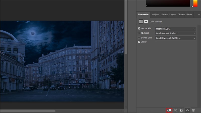 Cách chuyển ảnh từ ngày thành đêm trong Photoshop