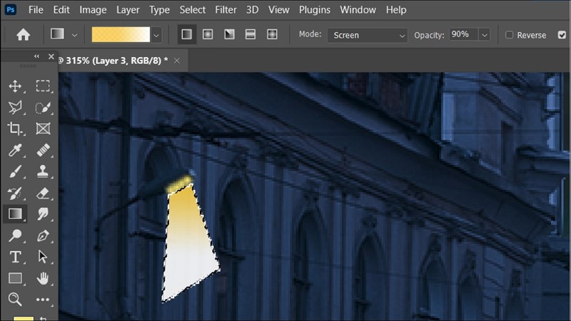 Cách chuyển ảnh từ ngày thành đêm trong Photoshop