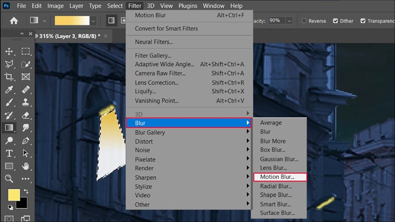Cách chuyển ảnh từ ngày thành đêm trong Photoshop