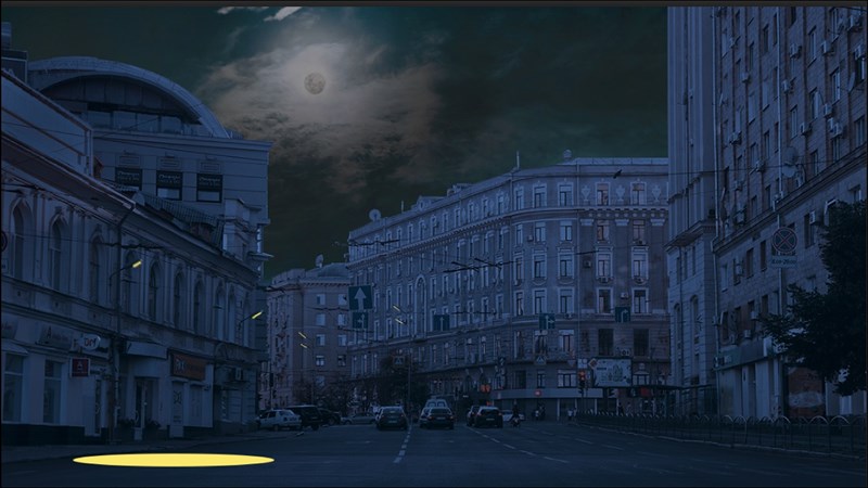 Cách chuyển ảnh từ ngày thành đêm trong Photoshop