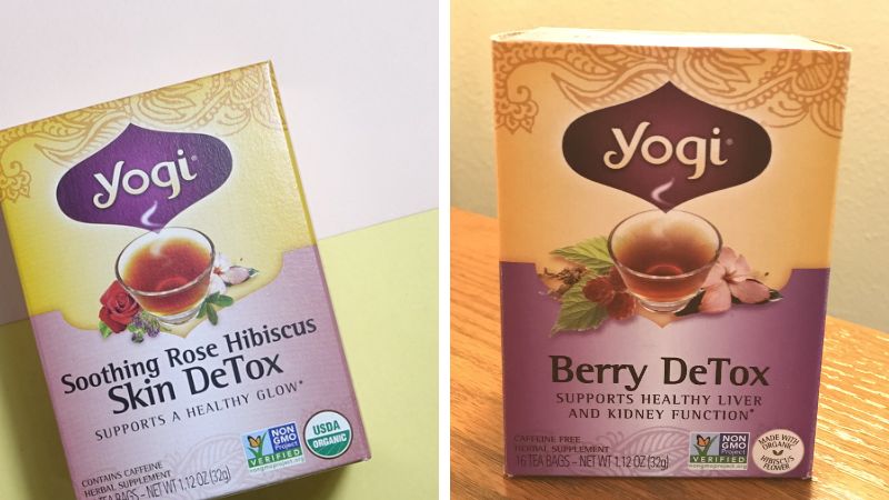 Trà Đào Peach DeTox Tea Yogi