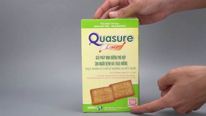 Bánh quy Quasure Light sữa có gì đặc biệt?