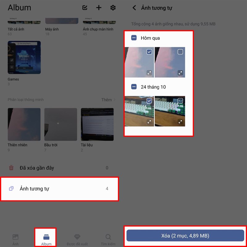 Cách xóa ảnh trùng lặp trên Vivo Cách xóa ảnh trùng lặp trên Vivo