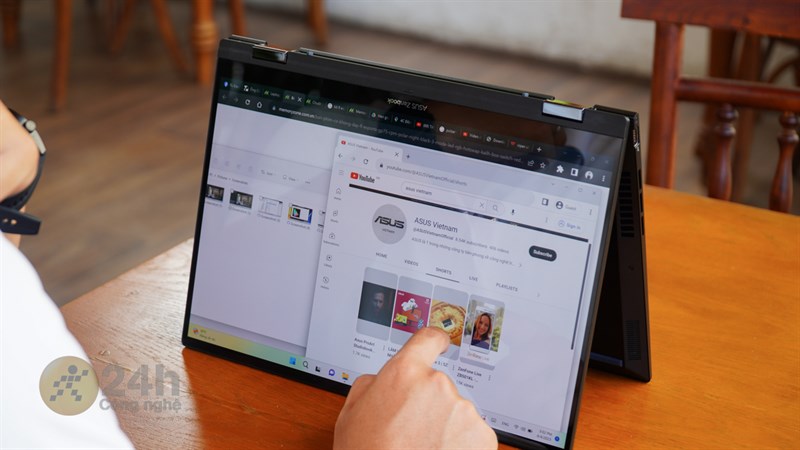 Asus Zenbook 14 Flip OLED UP3404VA (KN038W): Laptop nên mua cho nữ tại TGDĐ