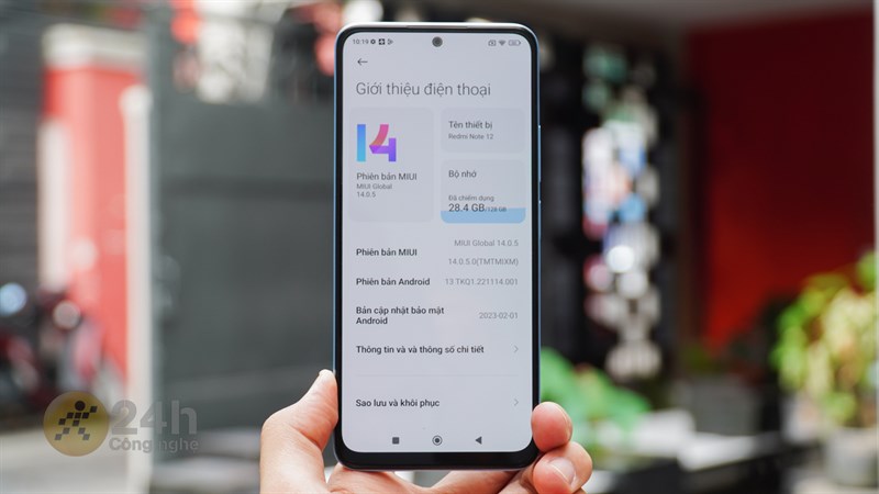 Thông số cấu hình Redmi Note 12 Thông số cấu hình Redmi Note 12